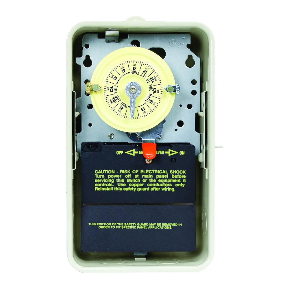 Intermatic - T101R3 - 24-Hour 120V Mechanical Time Switch, SPST, Type 3R Metaal Enclosure