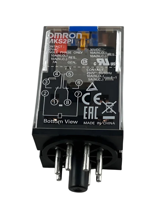 National Equipment 5700-91 Relay, 48VDC, 8-Pin, Octal Base, DPDT