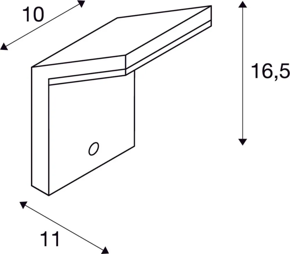 SLV Buitenlamp ORDI SENSOR IP44 Antraciet