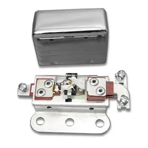 Solid State 6 Volt Relay Gelikt Chrome Cover Harley-Davidson 1938-1957