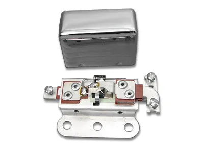 Solid State 6 Volt Relay Gelikt Chrome Cover Harley-Davidson 1938-1957