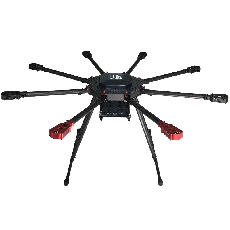 RJX 1080mm Octocopter Frame - Grafiet Fiber 8-Axis Multirotor Drone Frame Motor Mounts Industrial Drone