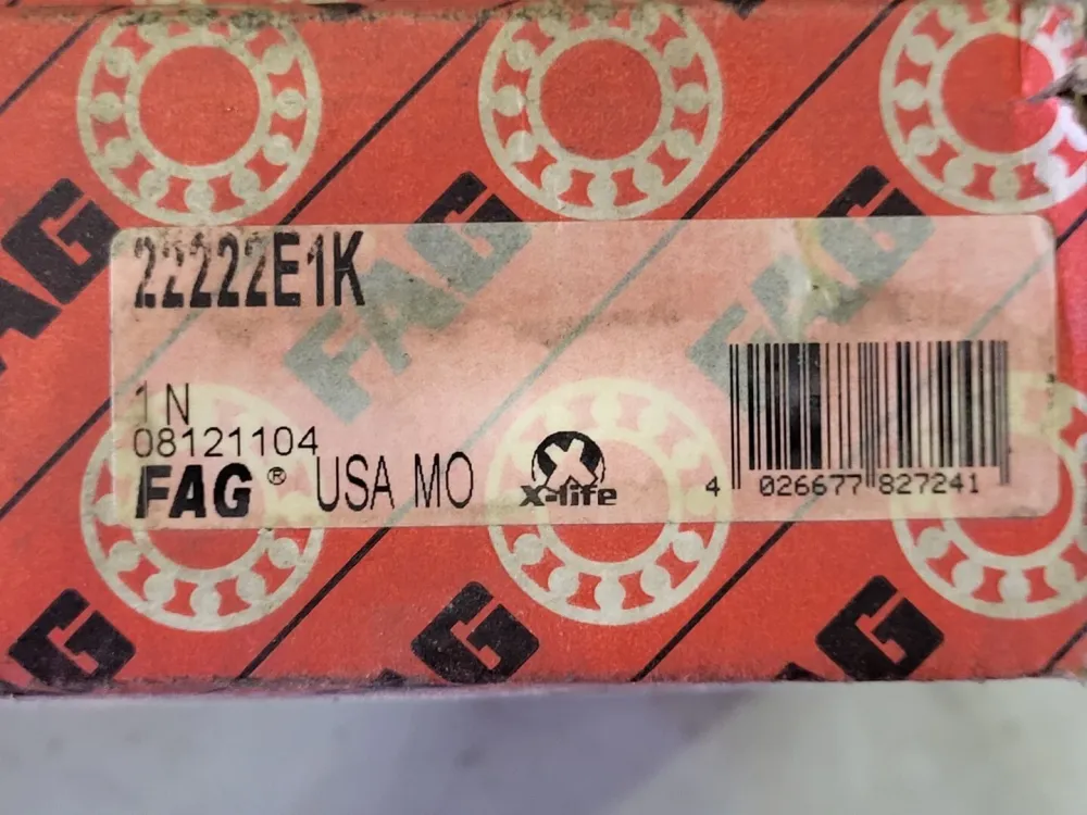 Spherical Roller Bearing 110mm ID x 200mm OD x 53mm W, 22222E1K