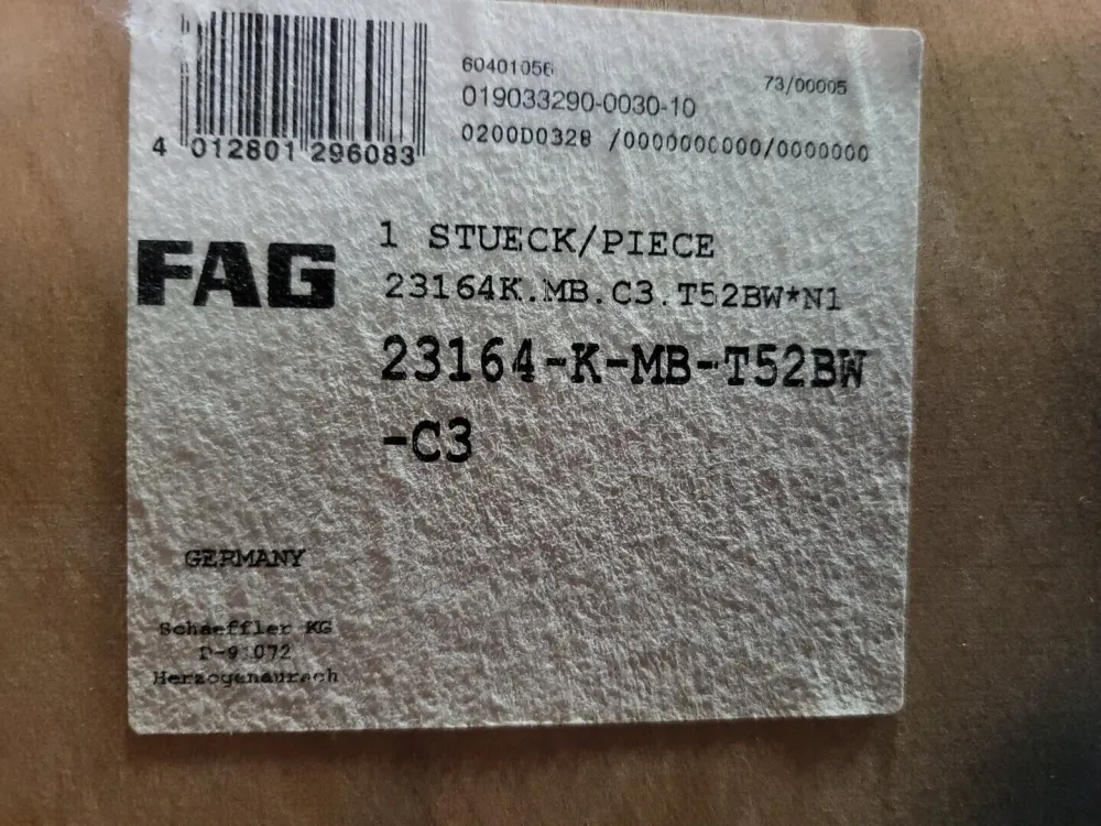 Spherical Roller Bearing 23164-K-MB-T52BW-C3