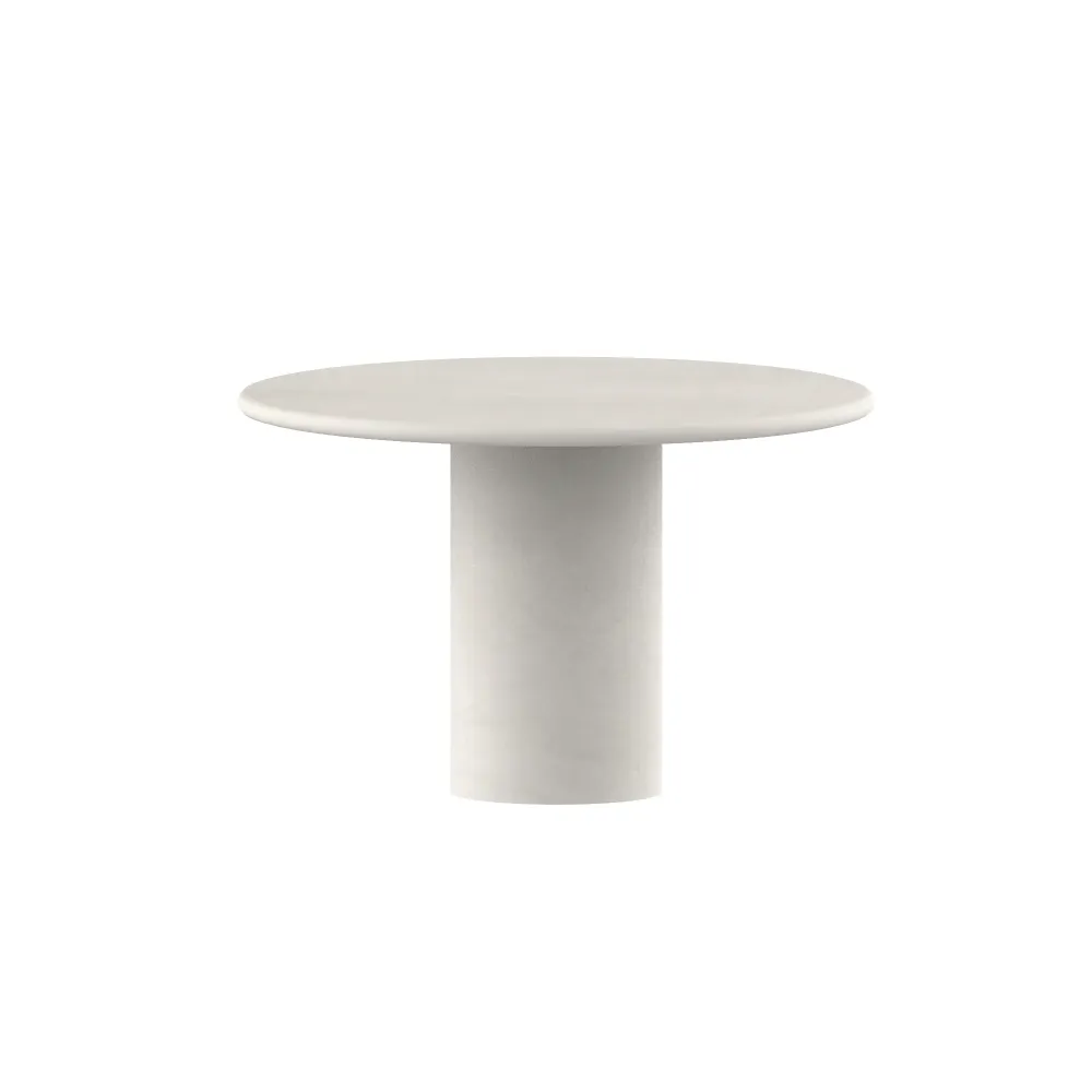 Round Dining Table - Obi - Concrete look - StoneSkin - 120 cm