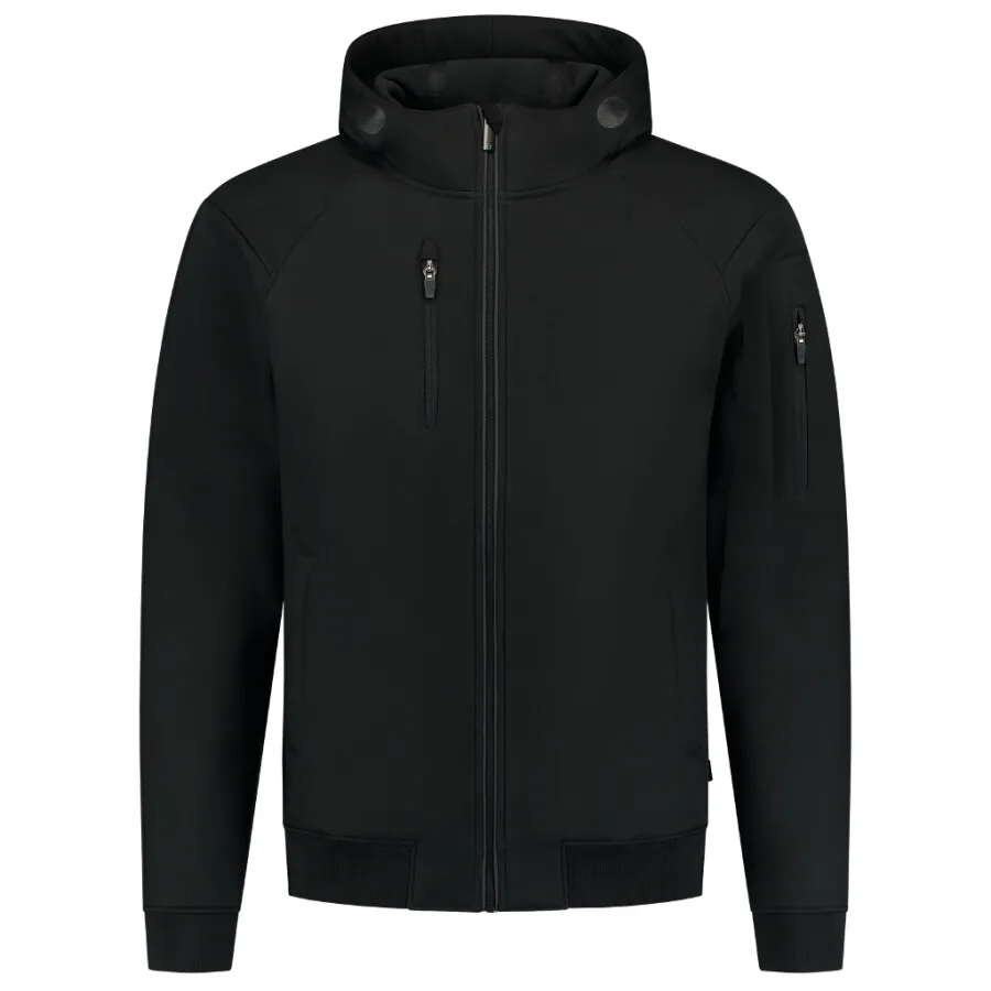 Tricorp 402704 softshell bomber capuchon RE2050 zwart maat S