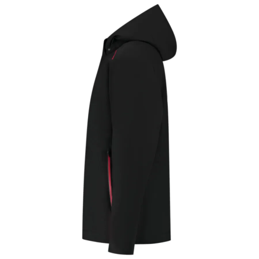 Tricorp Winter Tech Shell Accent zwart-rood XL met Kalibratiephantoom