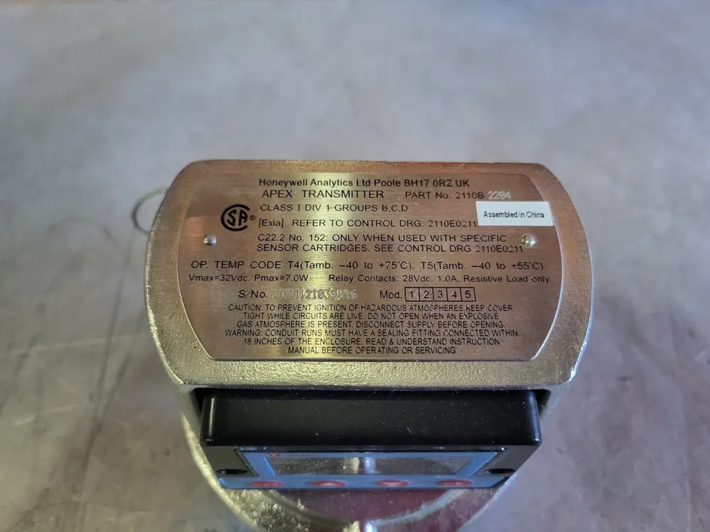 Apex Transmitter 2110B2204 - voor zware omstandigheden