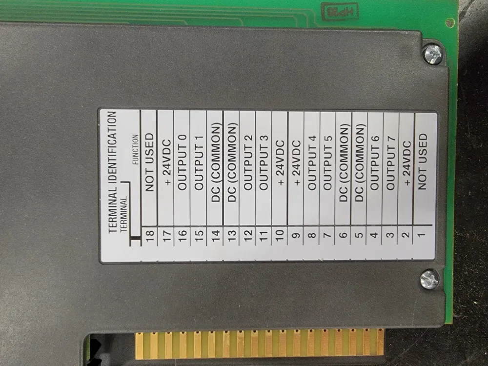 Isolation DC Output Module, Series B F/W REV No. 17710Q