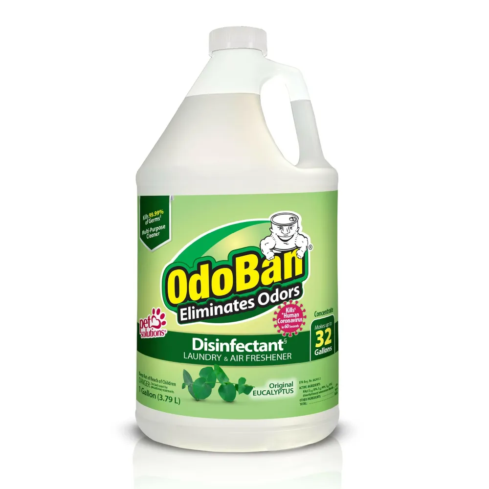 OdoBan Odor Eliminator and Disinfectant Concentrate, Eucalyptus Scent (1-Gallon) Snel Werkend