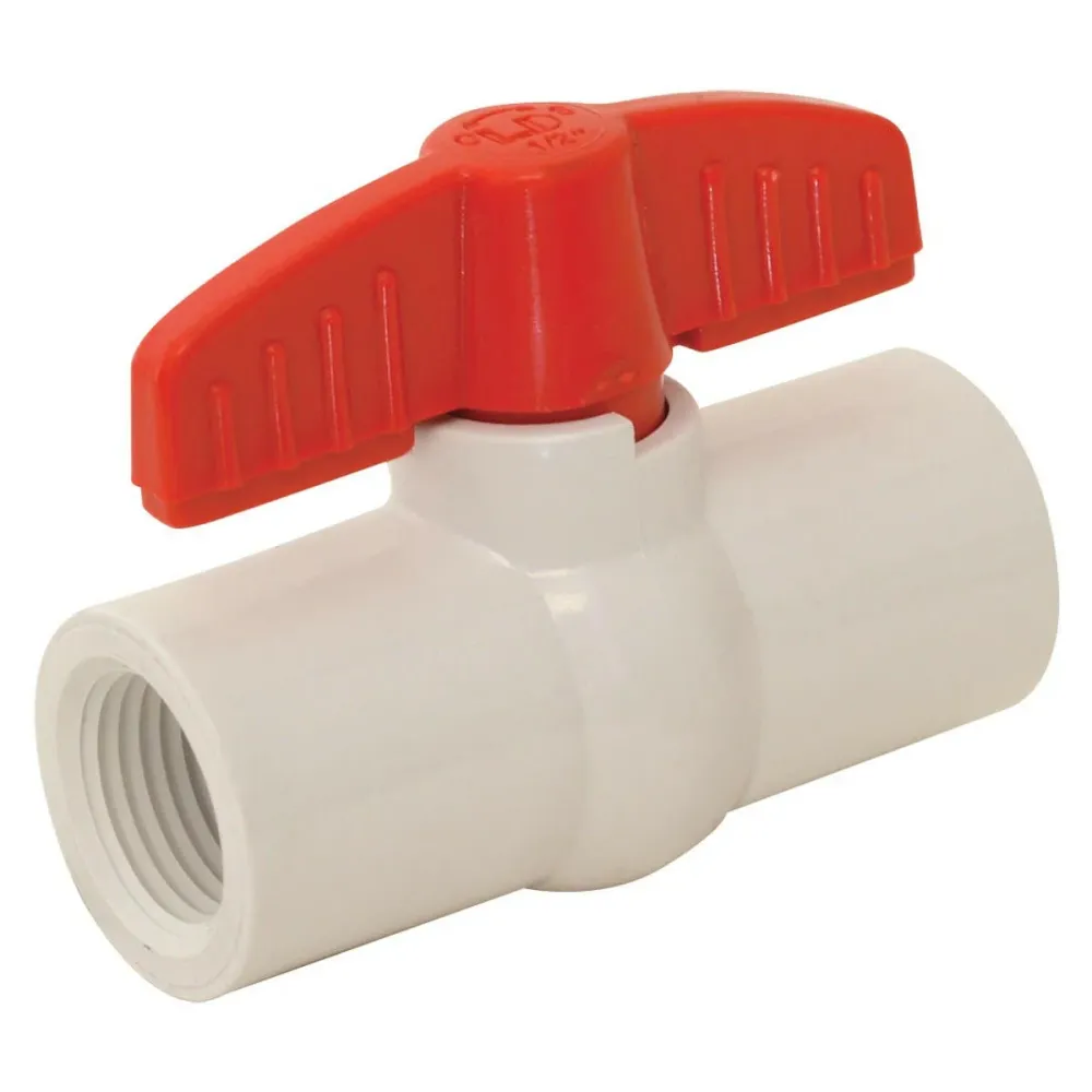 Eastman 1/2 . IPS Sch 40 VINYL Ball Valve