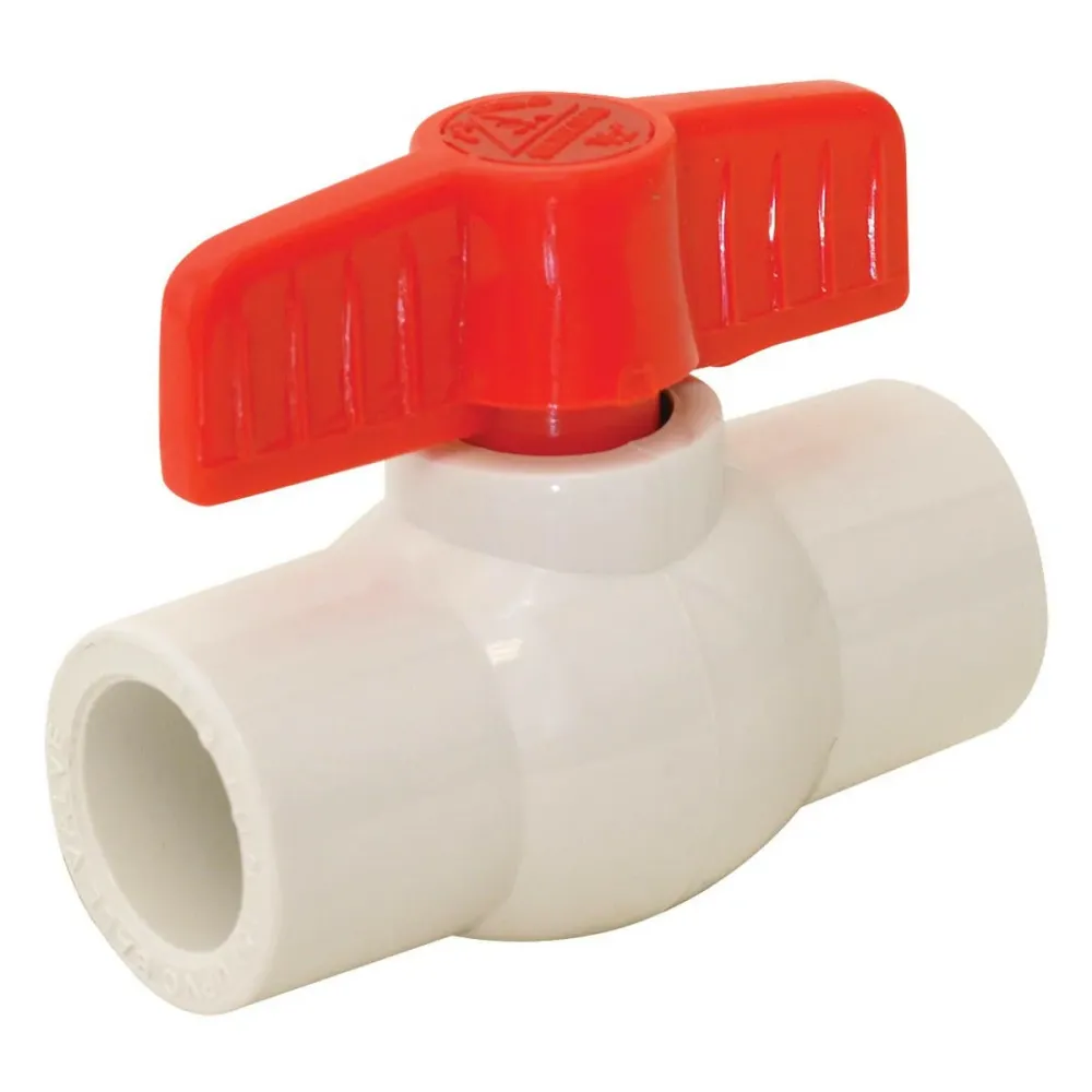 Eastman 1/2 . Slip Sch 40 VINYL Ball Valve