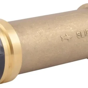 SharkBite 1-1/2 . x 1-1/2 . Geel koper Push Slip Coupling