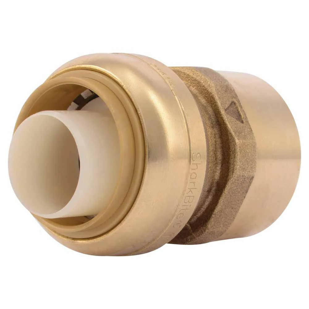 SharkBite 1 . x 1 . FNPT Geel koper Push Female Adapter