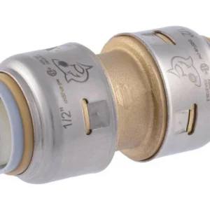 SharkBite Max Geel koper 1/2 . PB x 1/2 . CTS Push-Fit Polybutylene Adapter