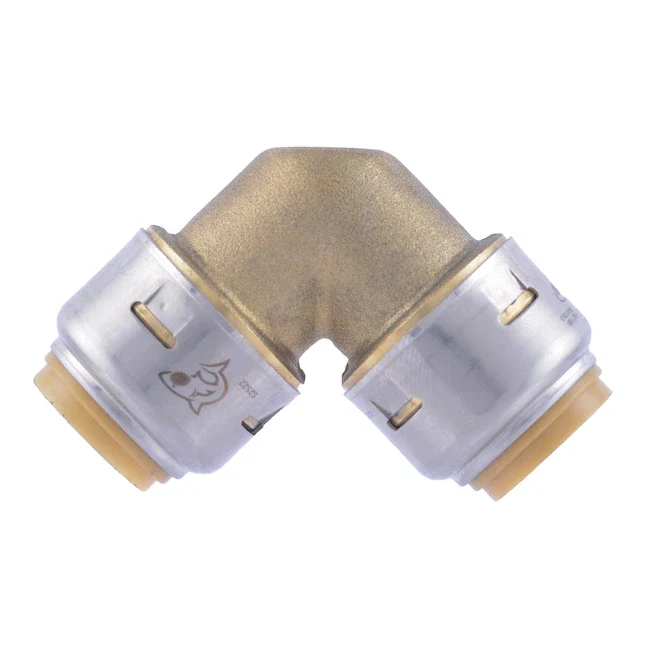SharkBite Max Geel koper 1/2 . Push-Fit x 1/2 . Push-Fit 90-Degree Elbow