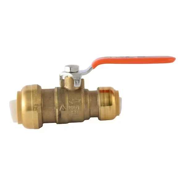 SharkBite 1 . x 3/4 . Push-to-Connect Reducing Messing Ball Valve