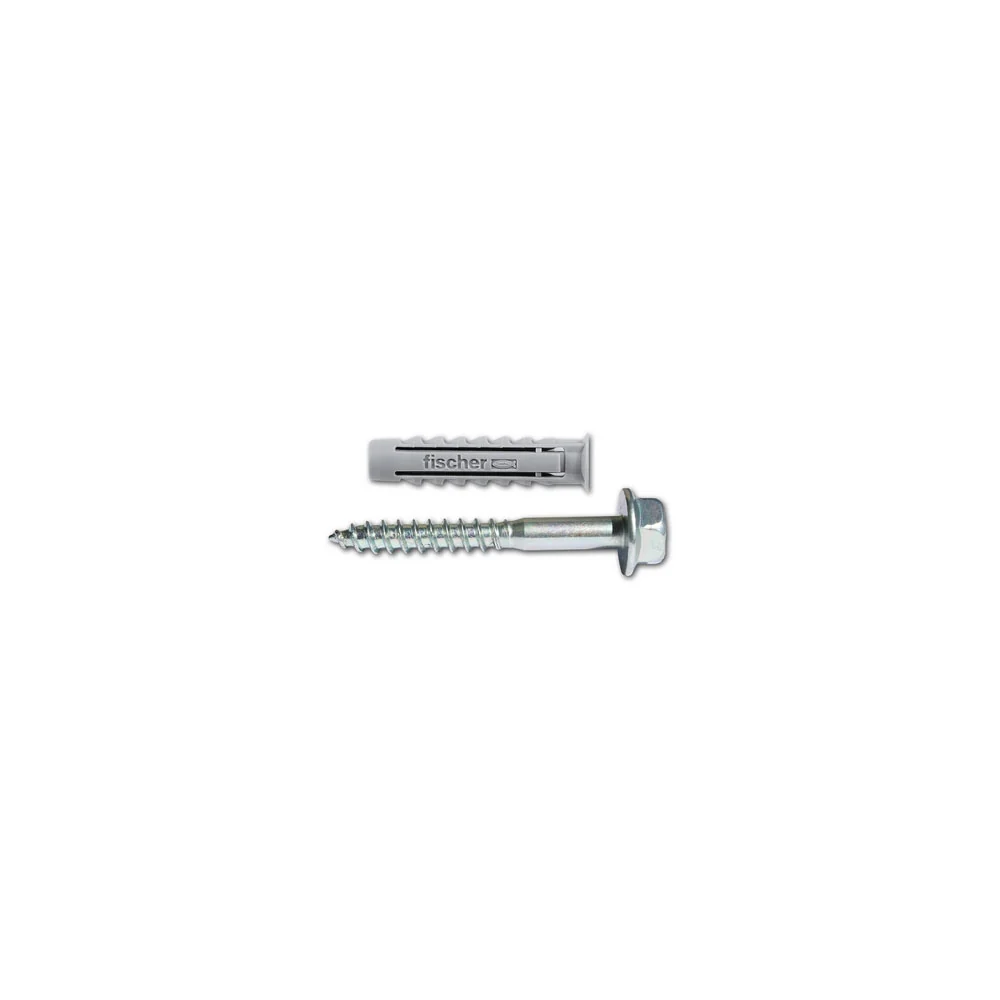 Fischer nylon plug flanged head screw diameter 12