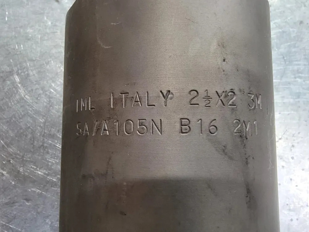 Industrieel Zwaar Belastbaar 2.5 x 2-inch Threaded Coupling SA/A105N B16 2M1, Class 3000