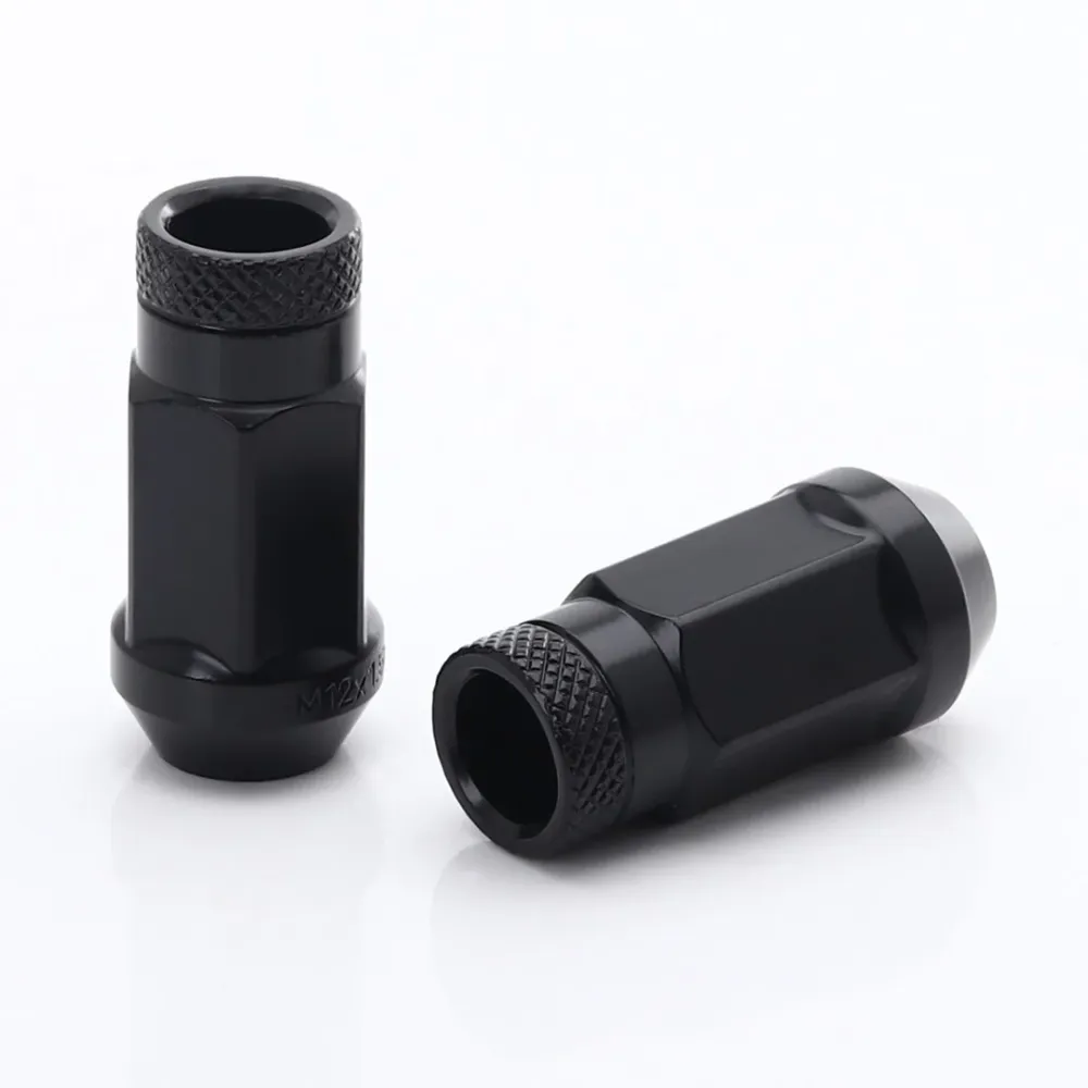 JN1 Black Steel Wheel Nuts M12x1,5 (Pack 20)