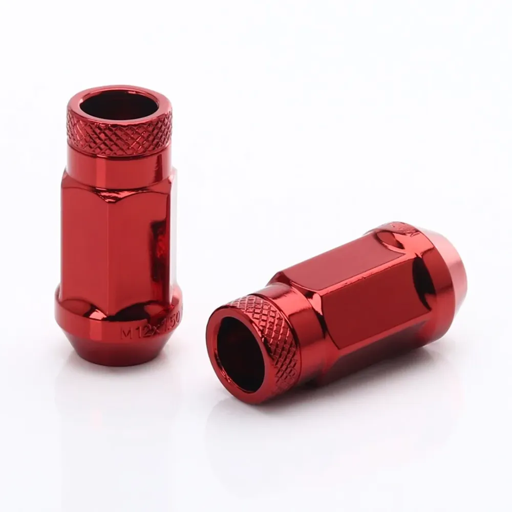 JN1 Red Steel Wheel Nuts M12x1,25 (Pack 20)