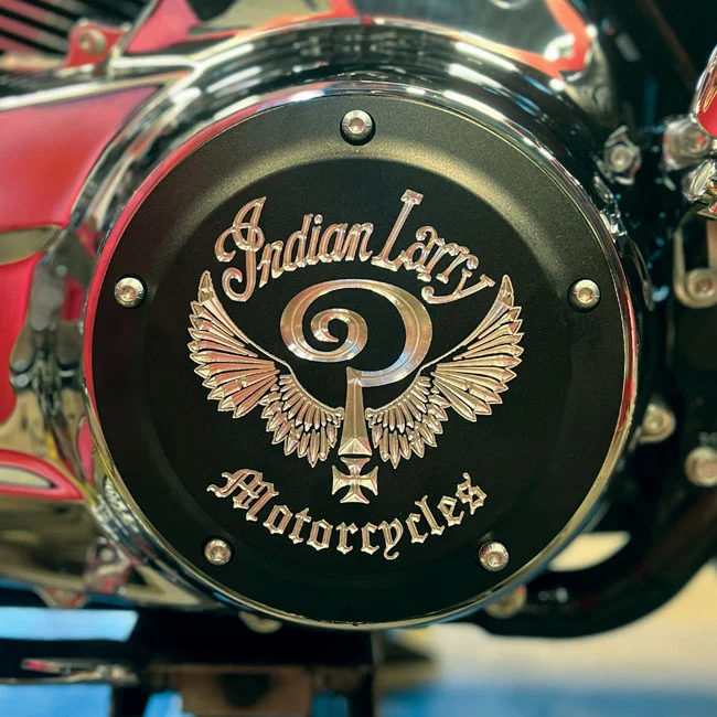 Indian Larry,Tapa De Embrague Indian Larry Con El Logotipo De La Marca Para Harley-Davidson voor Machinebediening