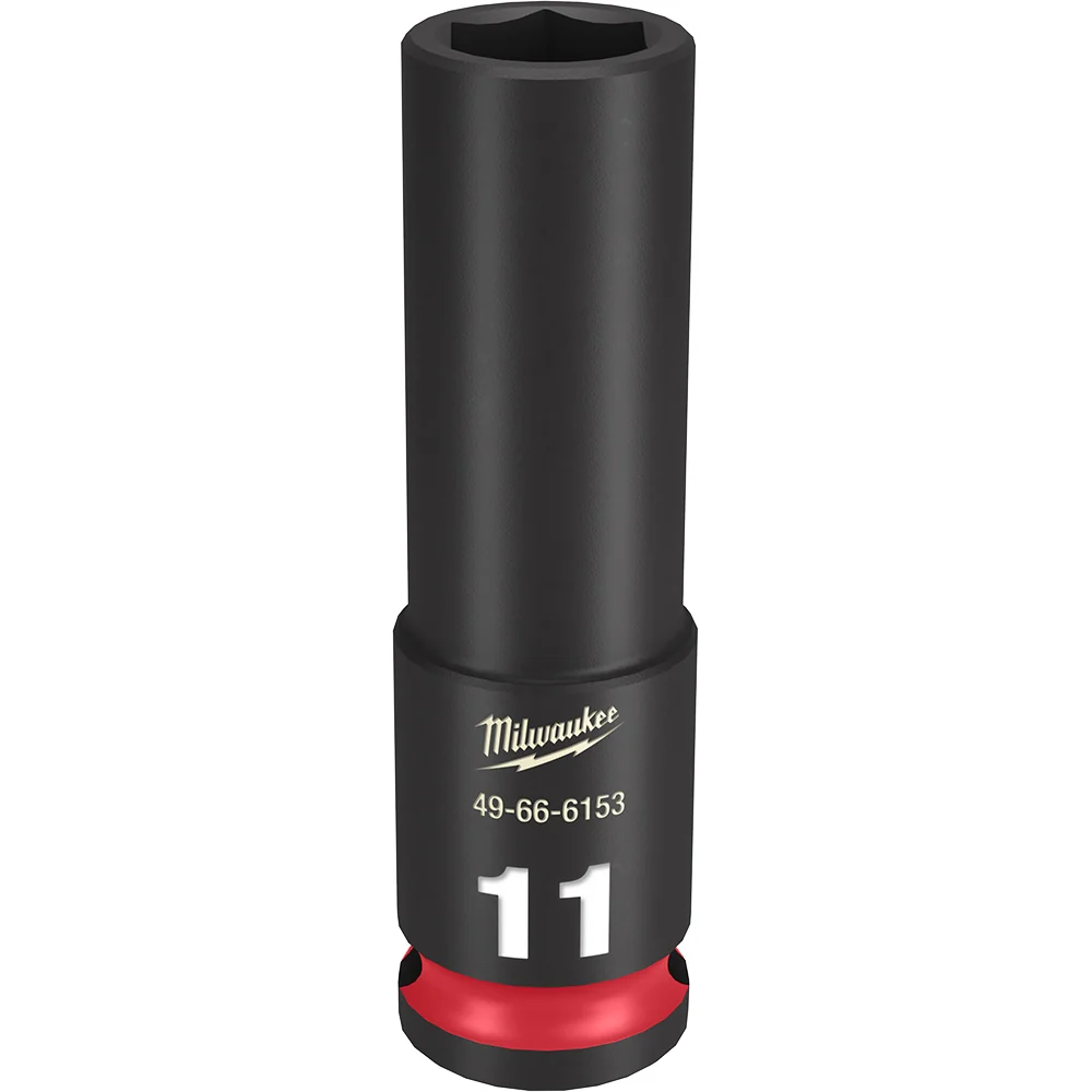 MILWAUKEE SHOCKWAVE Impact Duty 3/8" Drive 11MM Deep 6 Point Socket