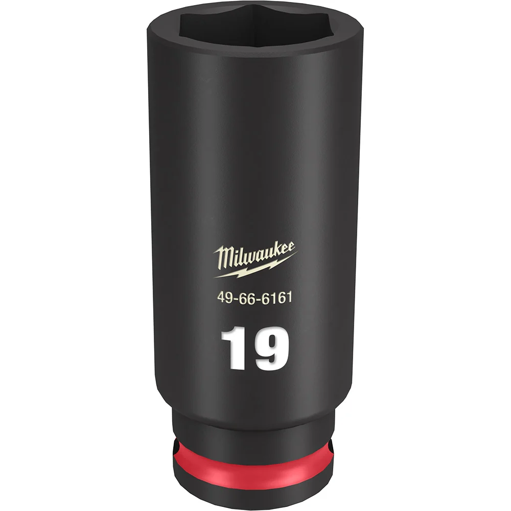 MILWAUKEE SHOCKWAVE Impact Duty 3/8" Drive 19MM Deep 6 Point Socket