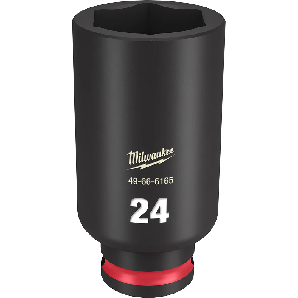 MILWAUKEE SHOCKWAVE Impact Duty 3/8" Drive 24MM Deep 6 Point Socket
