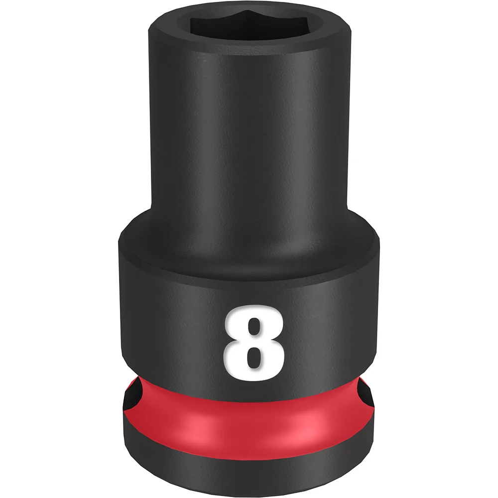MILWAUKEE SHOCKWAVE Impact Duty 3/8" Drive 8MM Typisch 6 Point Socket