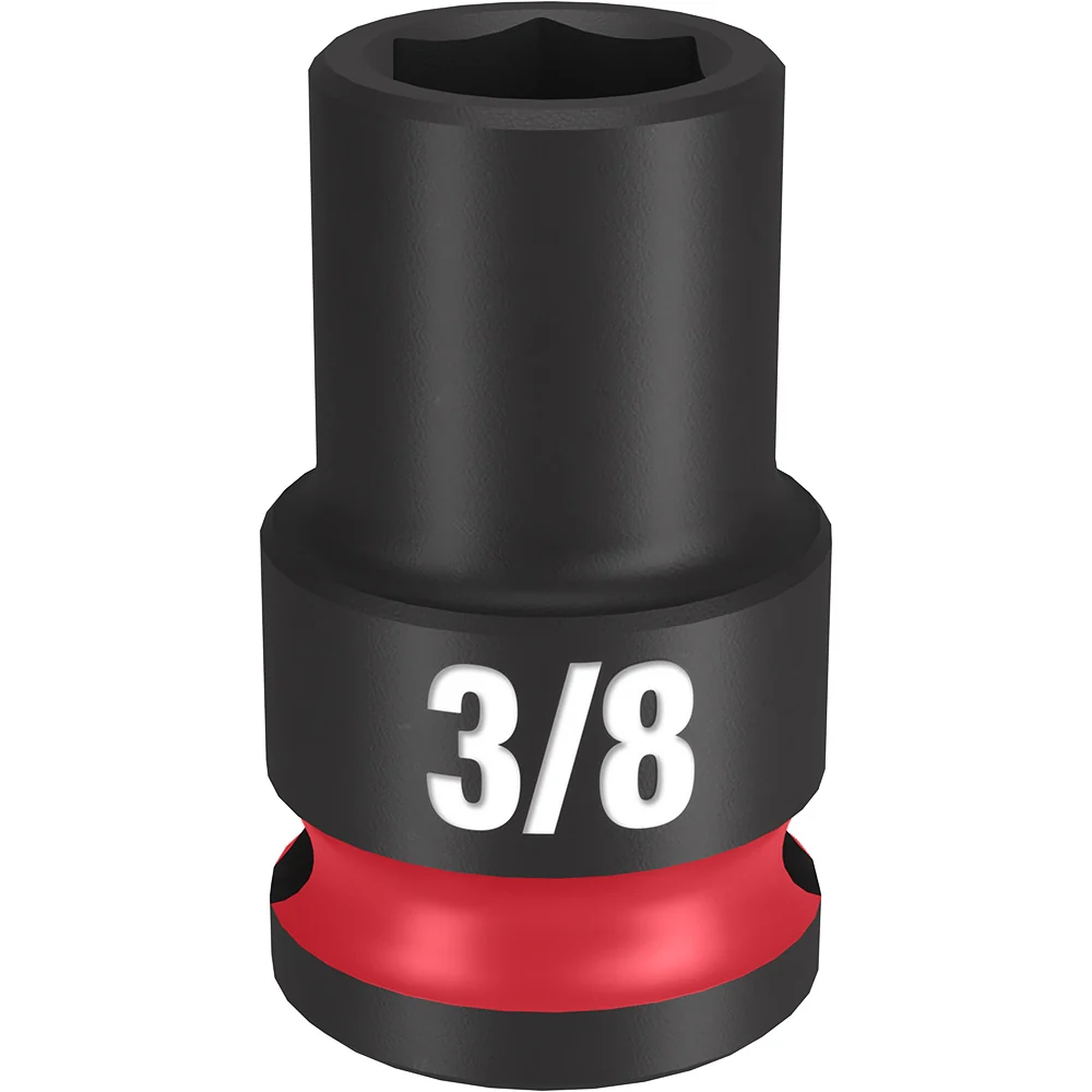 MILWAUKEE SHOCKWAVE Impact Duty 3/8" Drive 3/8" Normaal 6 Point Socket