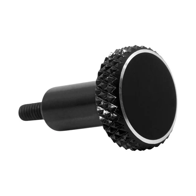 Motone Choke Knob, Knurled. Zwart