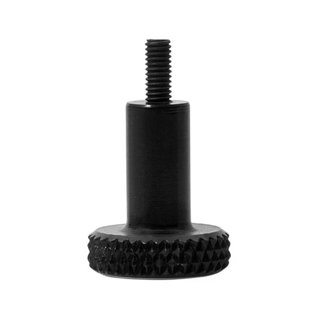 Motone Choke Knob, Knurled. Zwart