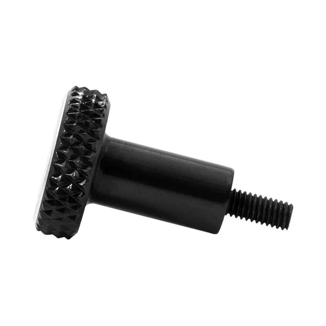 Motone Choke Knob, Knurled. Zwart