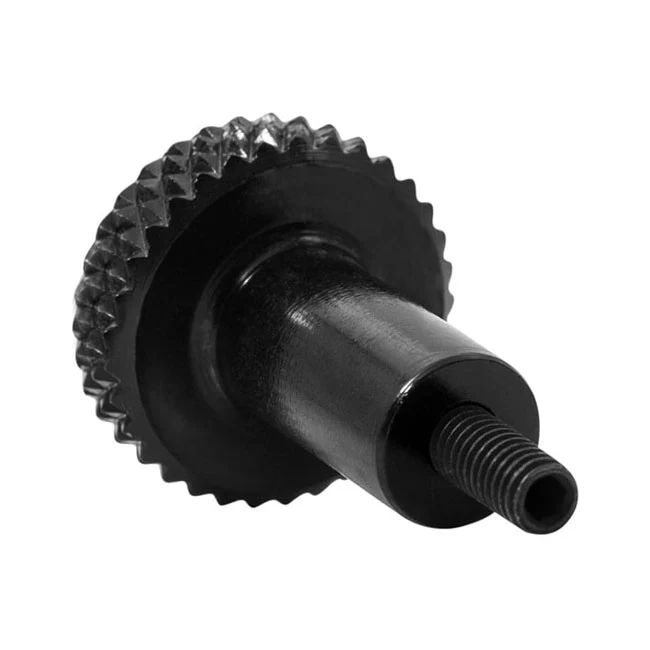 Motone Choke Knob, Knurled. Zwart