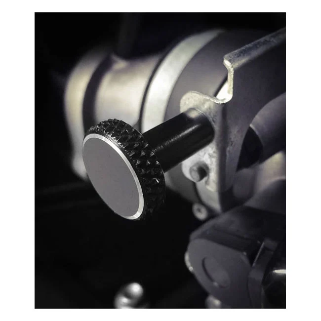 Motone Choke Knob, Knurled. Zwart