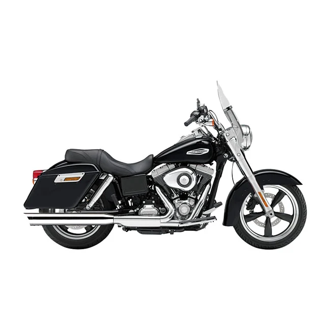Vierkante Cobra Slip-On Muffler W/Scalloped Tip Harley-Davidson