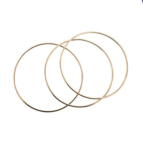 Rigid bangle bracelets