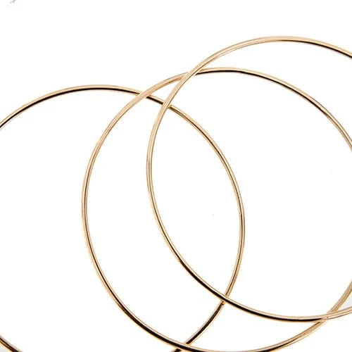 Rigid bangle bracelets