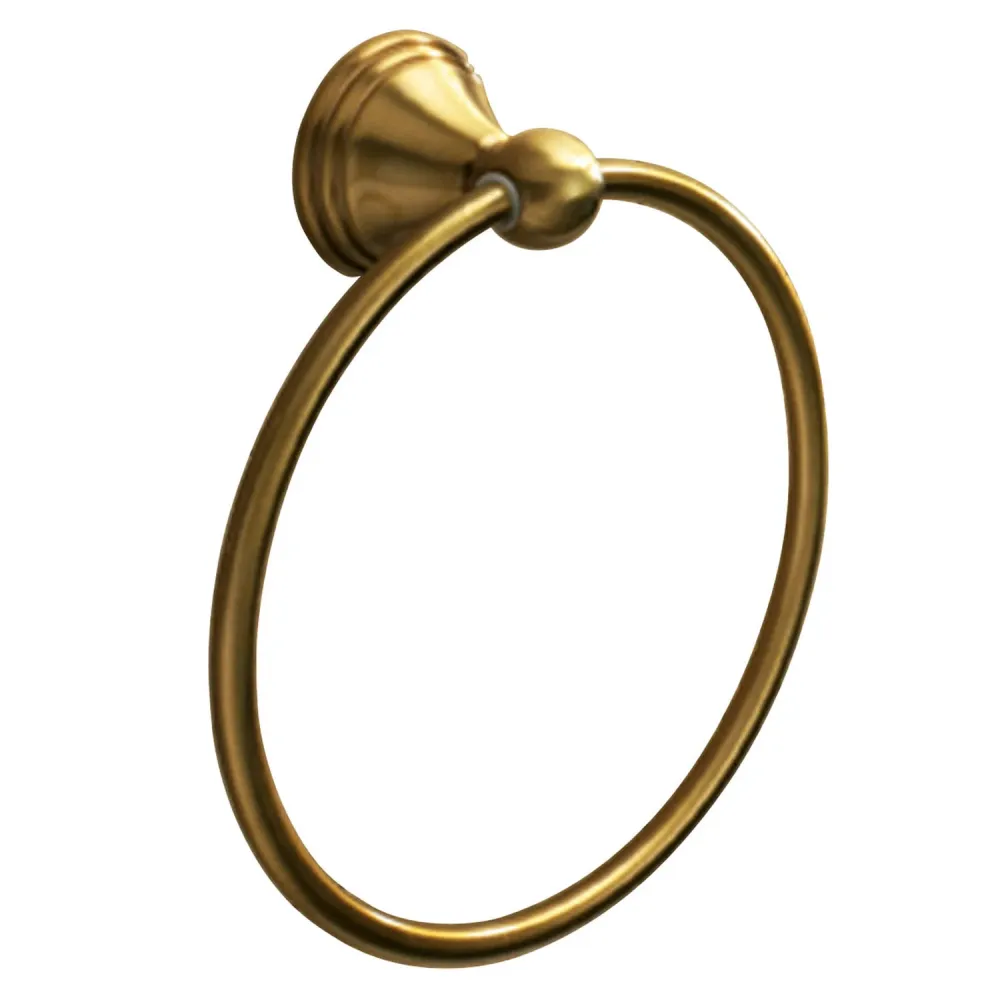 Veerring Gedy Romance series wall-mounted ring towel holder - Koperbruin
