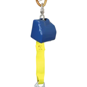 FALLTECH 8' Web Retractor w/ Steel Snap Hook, Includes Standard Size Rvs Anchorage Carabiner