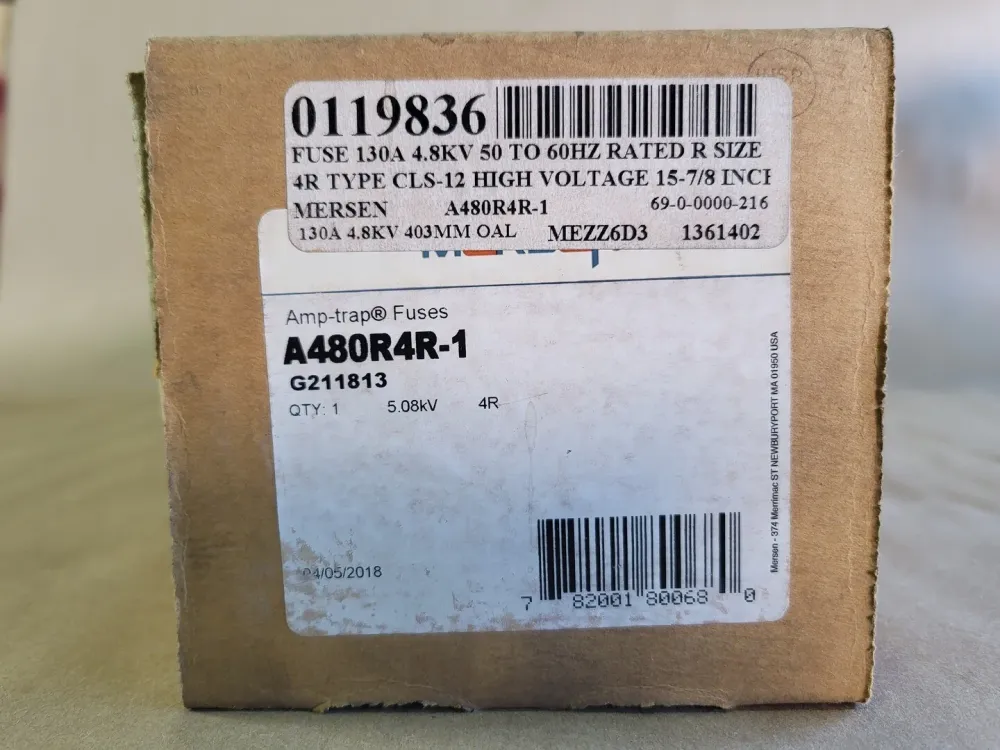 130 Amp Medium Voltage Fuse A480R4R-1