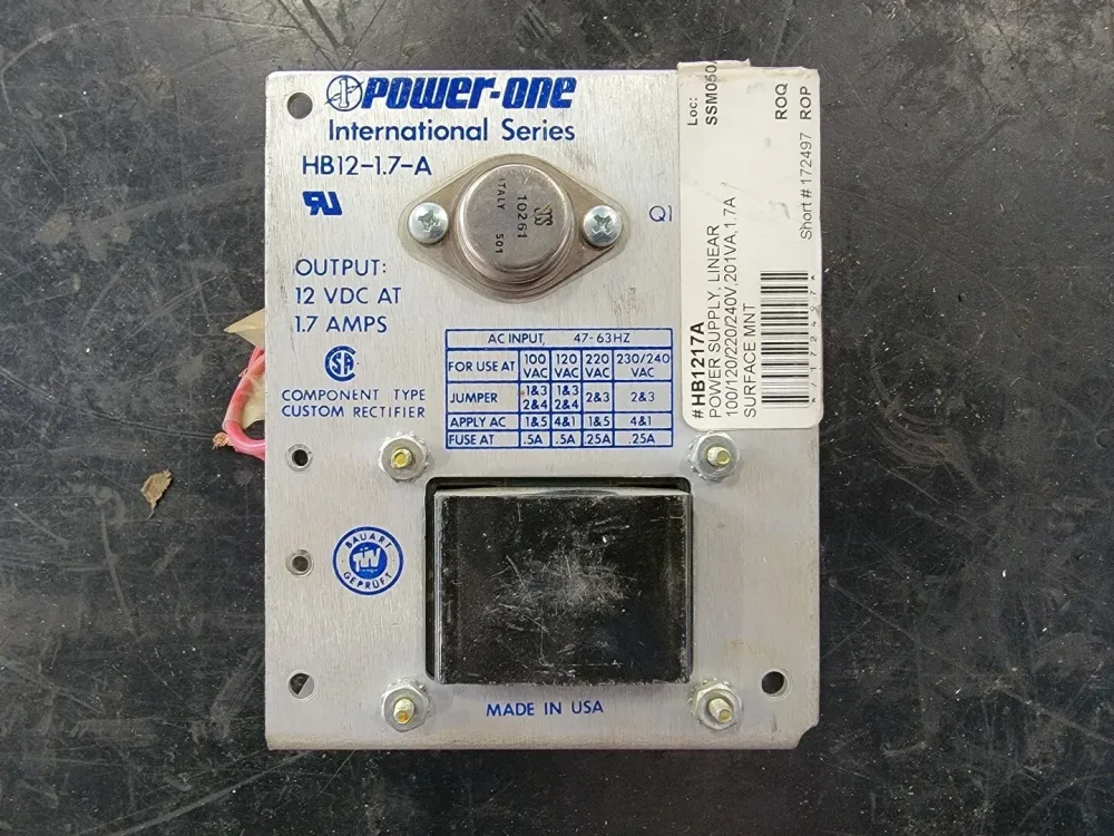 1.7 Amp 120/240 Volts Linear Power Supply HD12-1.7-