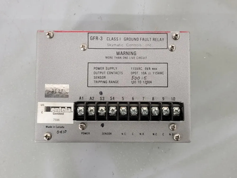 10 Amp Ground Fault Protection Relay GFGR-3 | IP67 Beschermingsklasse