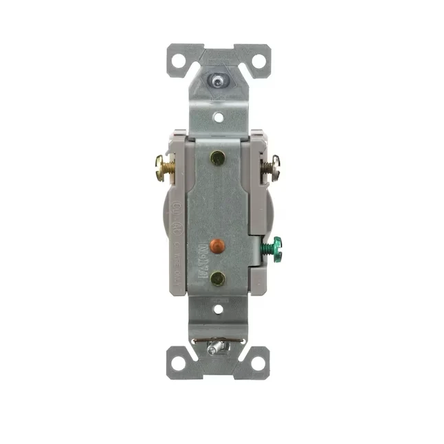 Eaton 20-Amp 125-volt Tamper Resistant Residential/Commercial Round Outlet, Ivoor