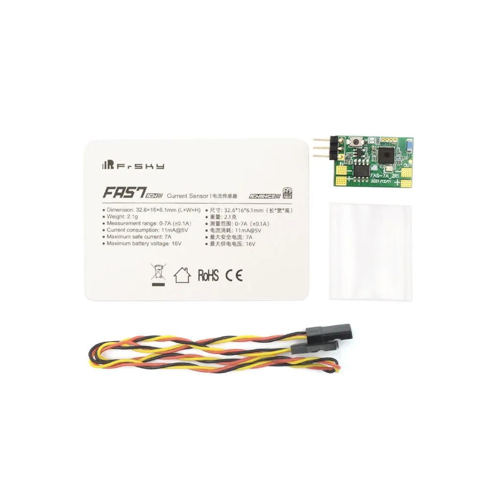 Hoogvermogen FrSky FAS7 ADV 7Amp stroomsensor