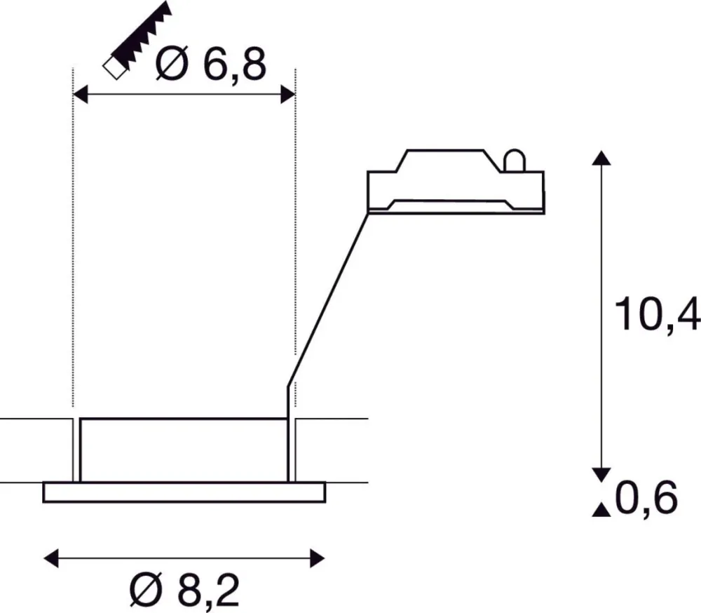 SLV Buitenlamp DOLIX OUT IP65 Wit
