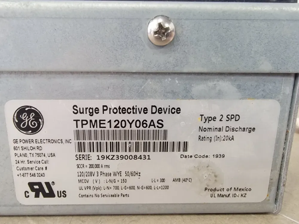Surge Protective Device TPME120Y06AS met Overbelastingsbeveiliging