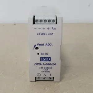 24 Volts 60W DIN Rail Power Supply DPS-1-060-24 met Overbelastingsbeveiliging
