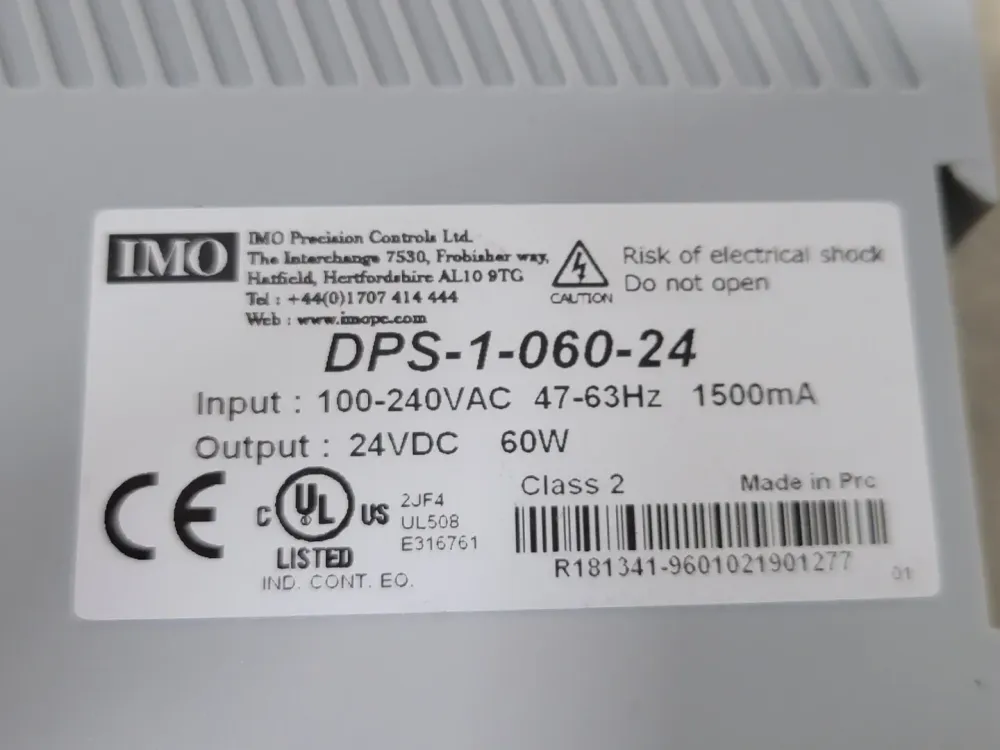 24 Volts 60W DIN Rail Power Supply DPS-1-060-24